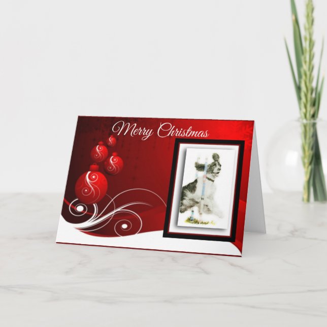 Cartão De Festividades Inglês Springer Spaniel (Frente)