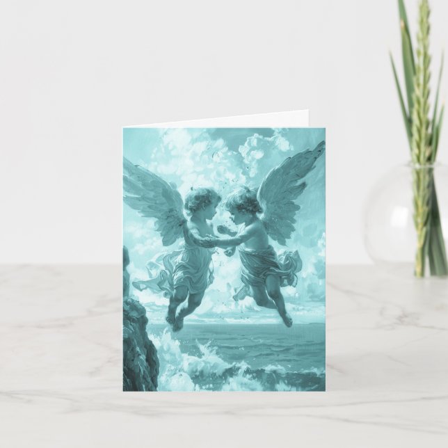 Cartão De Festividades Inspiração baseado em fé (Frente)