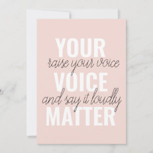 Cartão De Festividades Inspiração na Citação de Motivação da Sua Ma