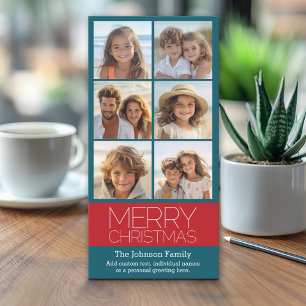 Cartão De Festividades Instagram 6 Colagem de Fotos Feliz Natal