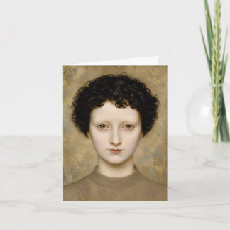 Cartão De Festividades Inteligência Delicada – Um Retrato de Arte Fina
