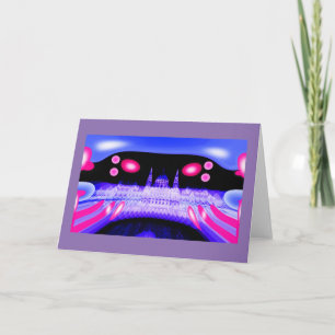 Cartão De Festividades invasão de alienígenas