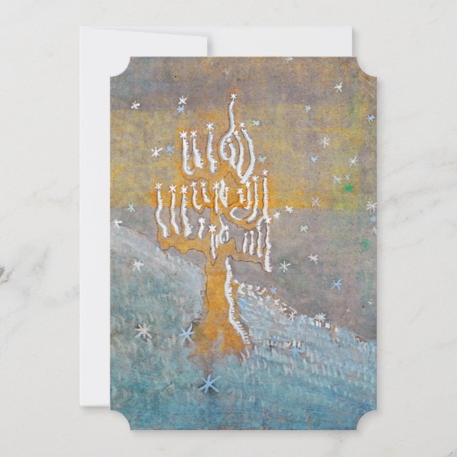 Cartão De Festividades Inverno 1 | Mikalojus Konstantinas Ciurlionis | (Frente)