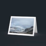 Cartão De Festividades Inverno - Montanhas de Sacramento<br><div class="desc">Vazio na dentro para personalização. Uma vista de inverno das Montanhas de Sacramento no Novo México.</div>