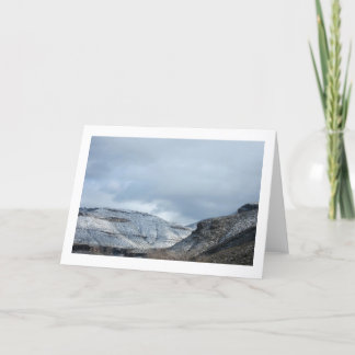 Cartão De Festividades Inverno - Montanhas de Sacramento