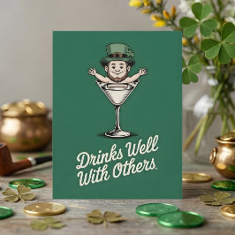 Cartão De Festividades Irish Bar Humor St Patricks Day Card