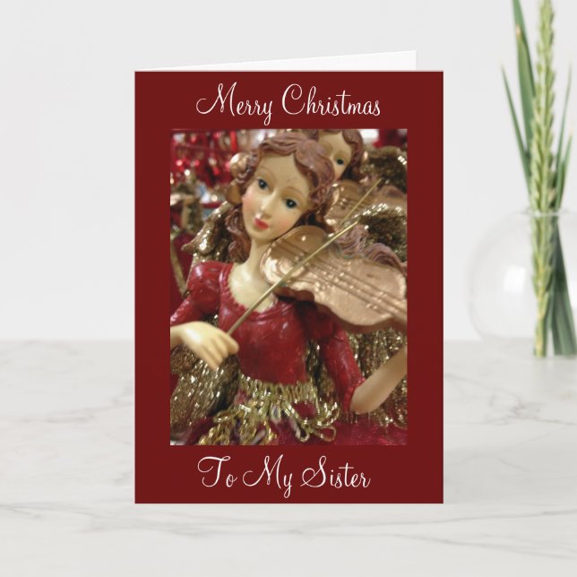 CARTÃO DE FESTIVIDADES *IRMÃ* MELHOR AMIGO/UM QUE EU POSSO CONTAR NO NATA (Frente)