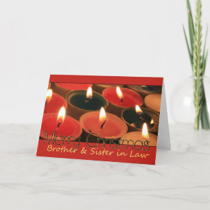 Cartão De Festividades Irmão e Irmã no Natal da Lei