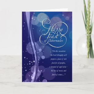 Cartão De Festividades Isaiah 25:6-8 Feast Card