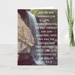 Cartão De Festividades Isaiah 53 Collection