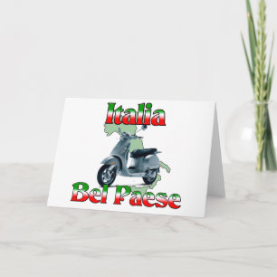 Cartão De Festividades Italia Bel Paese.