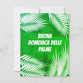 Cartão De Festividades Itália Buona Domenica delle Palme Palm Domingo