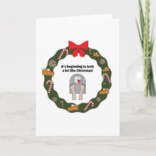 Cartão De Festividades It's Beginning To Look A Lot Like Christmas Card