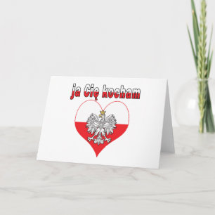 Cartão De Festividades ja Cie kocham Eagle Heart