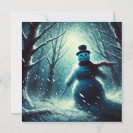 Cartão De Festividades Jack Frost Snowman Natal