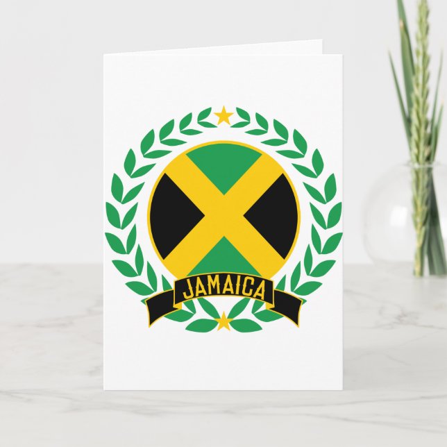 Cartão De Festividades Jamaica Wreath (Frente)