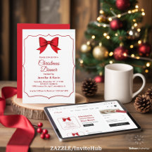 Jantar de Natal Tradicional Clássico Arco Vermelho