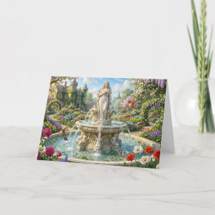 Cartão De Festividades Jardim de Memórias Imperecíveis