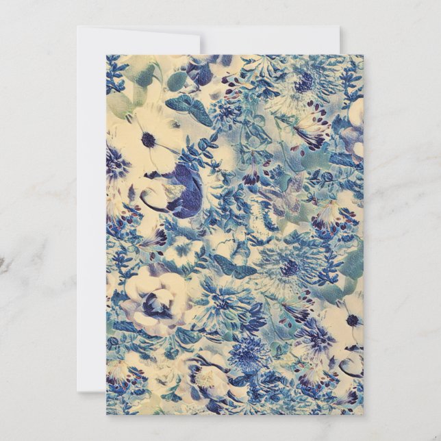 Cartão De Festividades Jardim do Trabalho de arte de Borboleta das Flores (Frente)