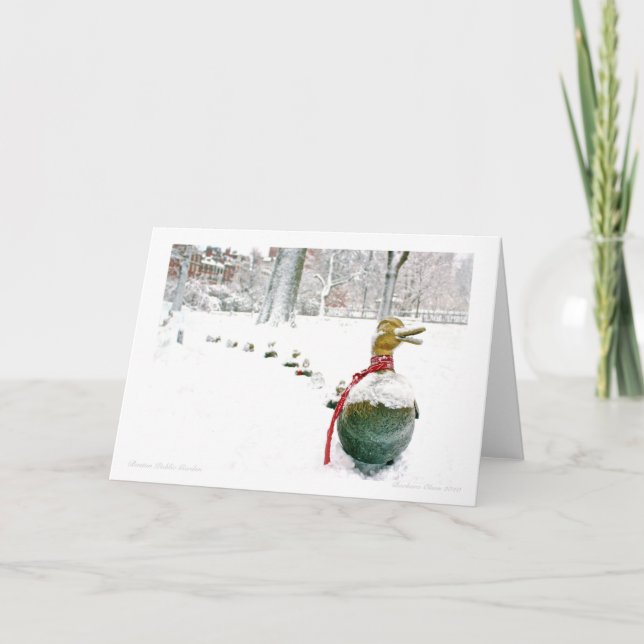 Cartão De Festividades Jardim-Parque público de Boston: Faça a sala para (Frente)