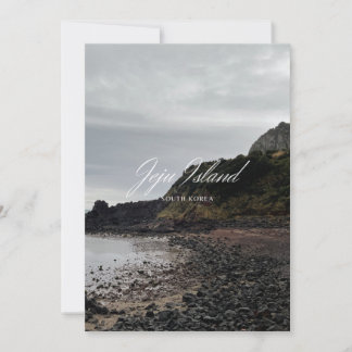 Cartão De Festividades Jeju - Ilha de Jeju - Ilha da Coreia do Sul - 제 주