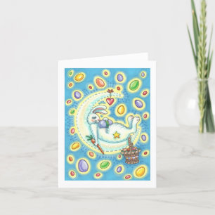 Cartão De Festividades JELLY BEAN DREAMS EASTER BUNNY NOTE CARD Blank