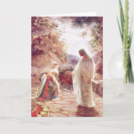Cartão De Festividades Jesus Aparece A Mary Magdalene