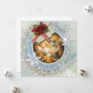 Cartão De Festividades Jesus bebê