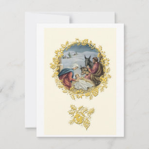 Cartão De Festividades Jesus bebê