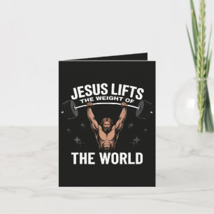 Cartão De Festividades Jesus Cristo Levantamento de Terra
