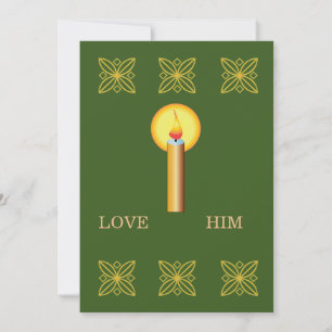 Cartão De Festividades Jesus disse, Eu vim ao mundo como luz, 2