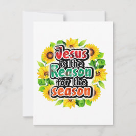 Cartão De Festividades Jesus É A Razão