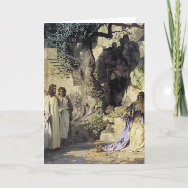 Cartão De Festividades Jesus e os Sinners (Frente)