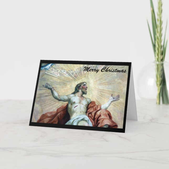 Cartão De Festividades jesus natal (Frente)