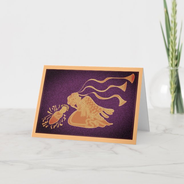 Cartão De Festividades Jesus nosso presente de Natal (Frente)