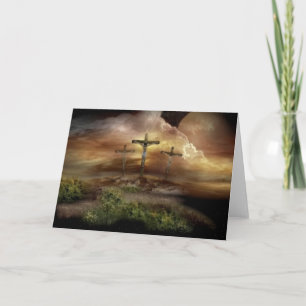 CARTÃO DE FESTIVIDADES JESUS ON THE CROSS