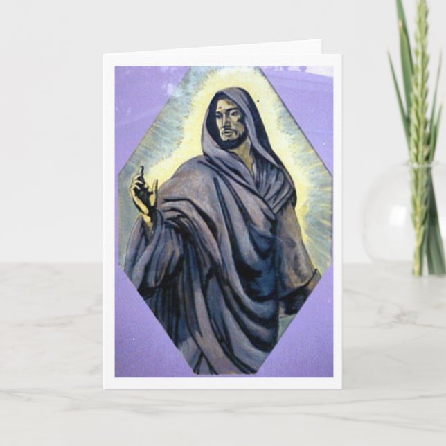 Cartão De Festividades Jesus Real (Frente)