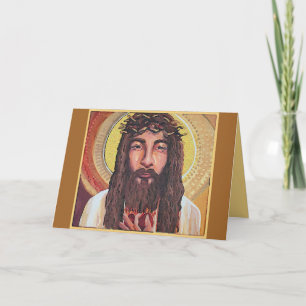 Cartão De Festividades Jesus Rei do Amor