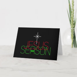 Cartão De Festividades Jesus Season