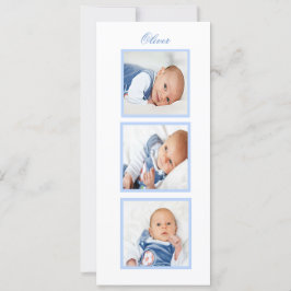 Cartão De Festividades Jewish Hebrew Boy Naming Photo Baby Invation