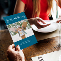 Jingle All Way Photo Christmas Flat Card