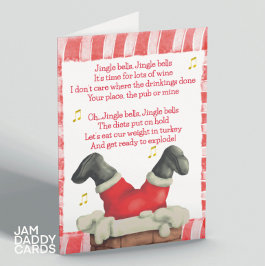 Cartão De Festividades Jingle Bells