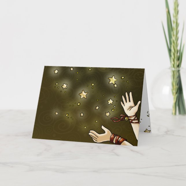 Cartão De Festividades Jingle Star (Frente)