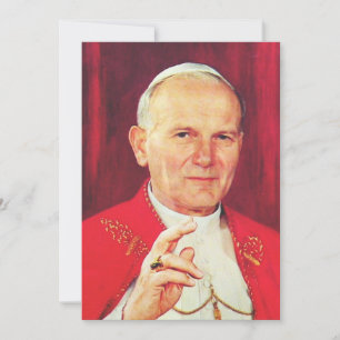 Cartão De Festividades João Paulo II Bispo de Roma