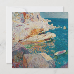 Cartão De Festividades Joaquin Sorolla Y Bastida - Rochas Em Javea.