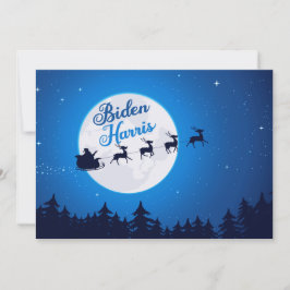 Cartão De Festividades Joe Biden Kamala Harris Democrata Natal Christmas