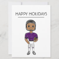 jogador de futebol retrô vintage roxo preto simple