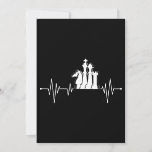 Cartão De Festividades Jogador de Xadrez, Deita Ideia, Peça Pulso