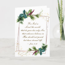 John 3:16 Deus tão amado pelo Natal