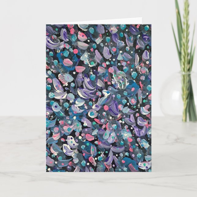 Cartão De Festividades Joias das placas de anotação de Vazio (Frente)